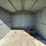 StalConcept nyeregtetős 3x5m Belső tér – lemezgarázs szerkezete