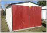 Mobilgarázs 3x5 nyeregtető RAL 9010