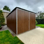 Mobilgarázs 3x5 m Sötét Dió színben | StalConcept