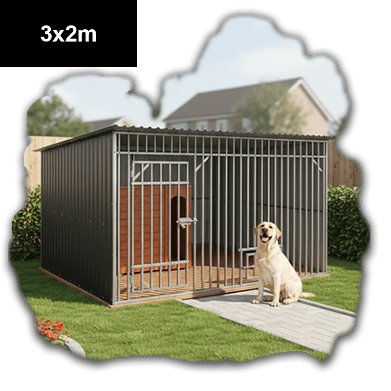 talConcept kutyakennel 3x2 m